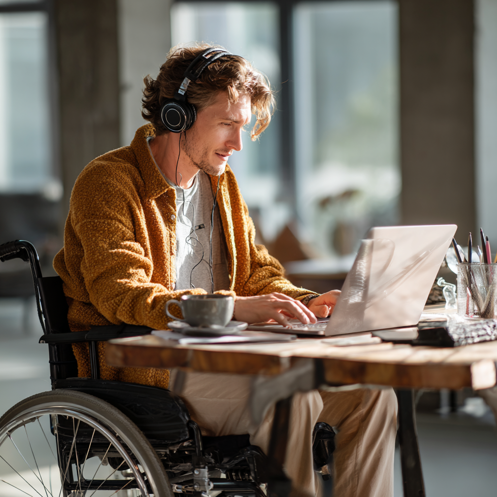 Physical impairment stops person from attending in person